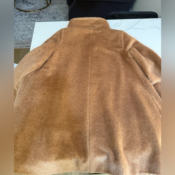 Max Mara Alpaca Camel Teddy Swing Coat 2 4 XS S - Picture 6 of 10